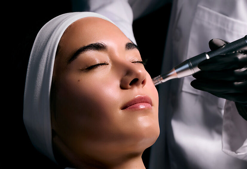 Traitement par injections de neurotoxine en cabinet esthetique.